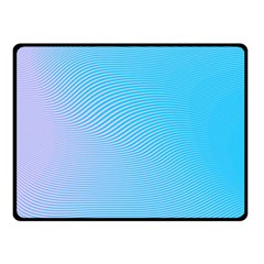 Background Graphics Lines Wave Double Sided Fleece Blanket (small)  by BangZart