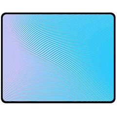 Background Graphics Lines Wave Double Sided Fleece Blanket (medium) 