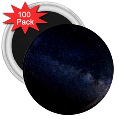 Cosmos Dark Hd Wallpaper Milky Way 3  Magnets (100 Pack) by BangZart