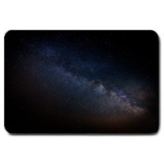 Cosmos Dark Hd Wallpaper Milky Way Large Doormat  by BangZart