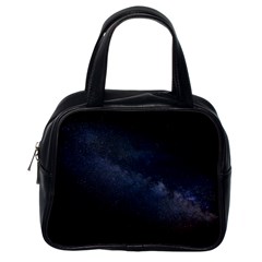 Cosmos Dark Hd Wallpaper Milky Way Classic Handbags (one Side) by BangZart