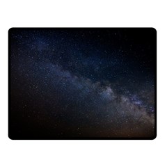 Cosmos Dark Hd Wallpaper Milky Way Fleece Blanket (small) by BangZart