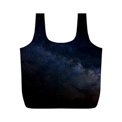 Cosmos Dark Hd Wallpaper Milky Way Full Print Recycle Bags (m)  by BangZart