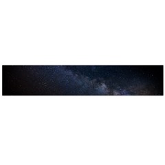 Cosmos Dark Hd Wallpaper Milky Way Flano Scarf (large) by BangZart