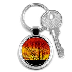 Sunset Abendstimmung Key Chains (round)  by BangZart