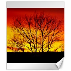 Sunset Abendstimmung Canvas 8  X 10  by BangZart