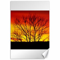 Sunset Abendstimmung Canvas 24  X 36  by BangZart