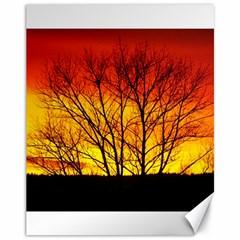 Sunset Abendstimmung Canvas 11  X 14   by BangZart