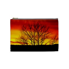 Sunset Abendstimmung Cosmetic Bag (medium)  by BangZart