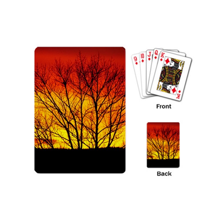 Sunset Abendstimmung Playing Cards (Mini) 