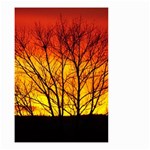 Sunset Abendstimmung Small Garden Flag (Two Sides) Back