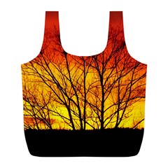 Sunset Abendstimmung Full Print Recycle Bags (l)  by BangZart