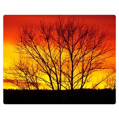 Sunset Abendstimmung Double Sided Flano Blanket (medium)  by BangZart