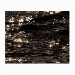 Lake Water Wave Mirroring Texture Small Glasses Cloth (2-side) by BangZart