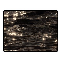 Lake Water Wave Mirroring Texture Fleece Blanket (small) by BangZart