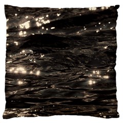 Lake Water Wave Mirroring Texture Standard Flano Cushion Case (two Sides) by BangZart