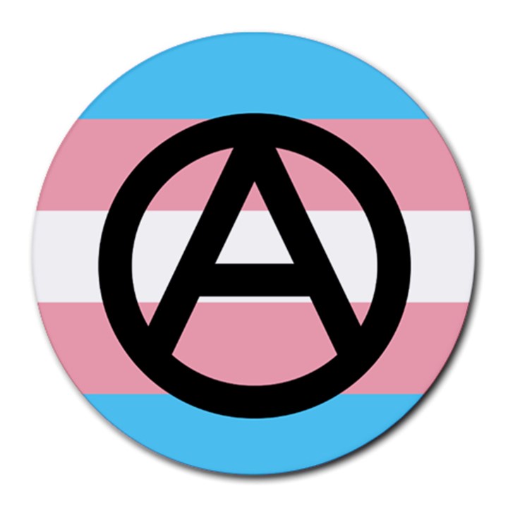 Anarchist Pride Round Mousepads