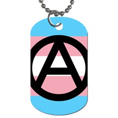 Anarchist Pride Dog Tag (one Side) by TransPrints