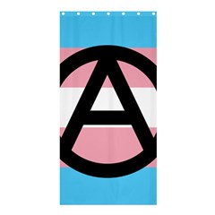 Anarchist Pride Shower Curtain 36  X 72  (stall)  by TransPrints