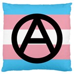 Anarchist Pride Large Cushion Case (Two Sides) Front