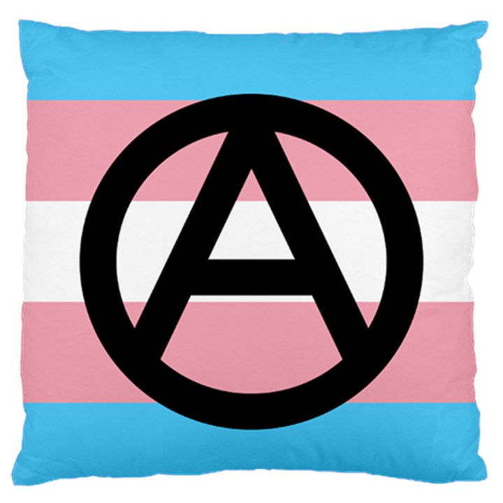 Anarchist Pride Large Cushion Case (Two Sides)