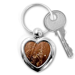 Ice Iced Structure Frozen Frost Key Chains (heart)  by BangZart