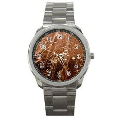 Ice Iced Structure Frozen Frost Sport Metal Watch by BangZart