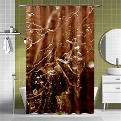 Ice Iced Structure Frozen Frost Shower Curtain 48  X 72  (small)  by BangZart