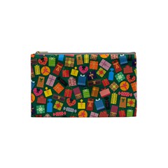 Presents Gifts Background Colorful Cosmetic Bag (small)  by BangZart