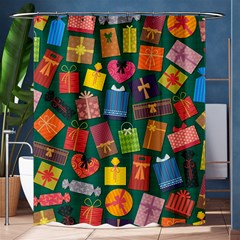 Presents Gifts Background Colorful Shower Curtain 60  X 72  (medium)  by BangZart