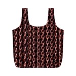 Chain Rusty Links Iron Metal Rust Full Print Recycle Bags (M)  Front