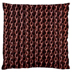 Chain Rusty Links Iron Metal Rust Standard Flano Cushion Case (one Side) by BangZart