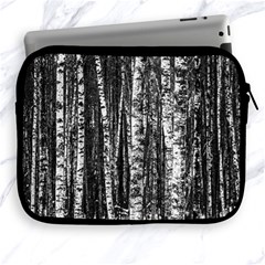 Birch Forest Trees Wood Natural Apple Ipad 2/3/4 Zipper Cases by BangZart