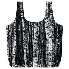 Birch Forest Trees Wood Natural Full Print Recycle Bags (l)  by BangZart