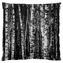 Birch Forest Trees Wood Natural Standard Flano Cushion Case (one Side) by BangZart