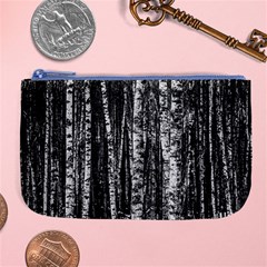 Birch Forest Trees Wood Natural Large Coin Purse by BangZart