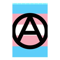 Anarchist Pride Shower Curtain 48  X 72  (small)  by TransPrints