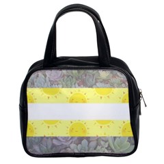 Nonbinary Flag Classic Handbags (2 Sides) by AnarchistTransPride