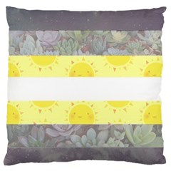 Nonbinary Flag Standard Flano Cushion Case (one Side) by AnarchistTransPride