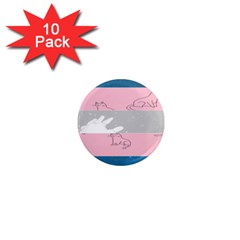 Pride Flag 1  Mini Magnet (10 Pack)  by TransPrints