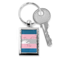 Pride Flag Key Chains (rectangle)  by TransPrints