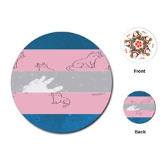 Pride Flag Playing Cards (round)  by TransPrints