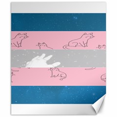 Pride Flag Canvas 8  X 10  by TransPrints