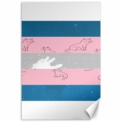 Pride Flag Canvas 24  X 36 