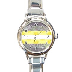 Cute Flag Round Italian Charm Watch by TransPrints