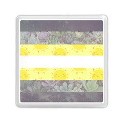 Cute Flag Memory Card Reader (square)  by TransPrints