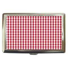 Usa Flag Red Blood Large Gingham Check Cigarette Money Cases