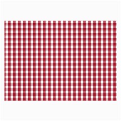 Usa Flag Red Blood Large Gingham Check Large Glasses Cloth