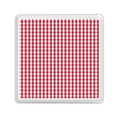 Usa Flag Red Blood Large Gingham Check Memory Card Reader (square)  by PodArtist