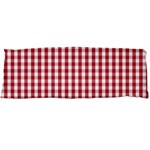 Usa Flag Red Blood Large Gingham Check Body Pillow Case Dakimakura (Two Sides) Front